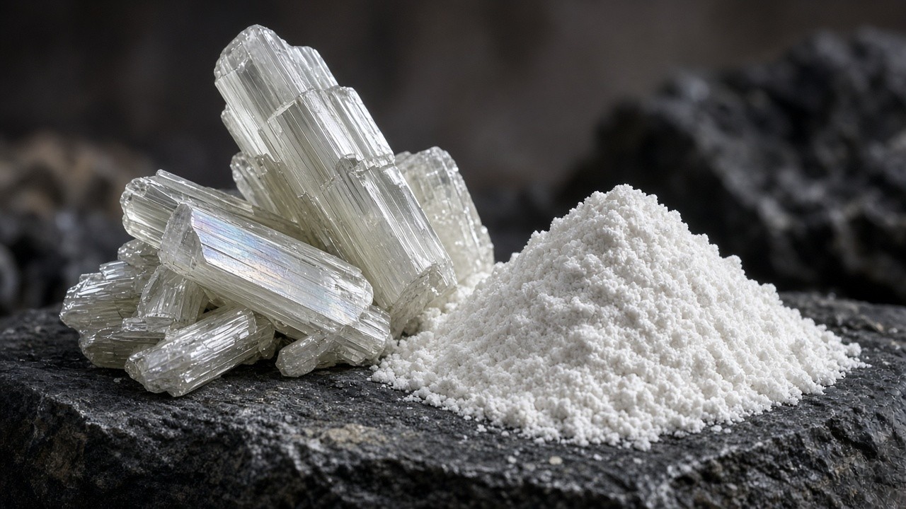 Lithium mineral crystals